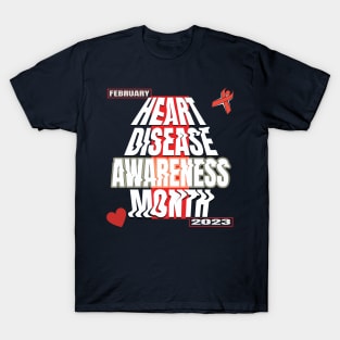 Heart disease awareness month T-Shirt